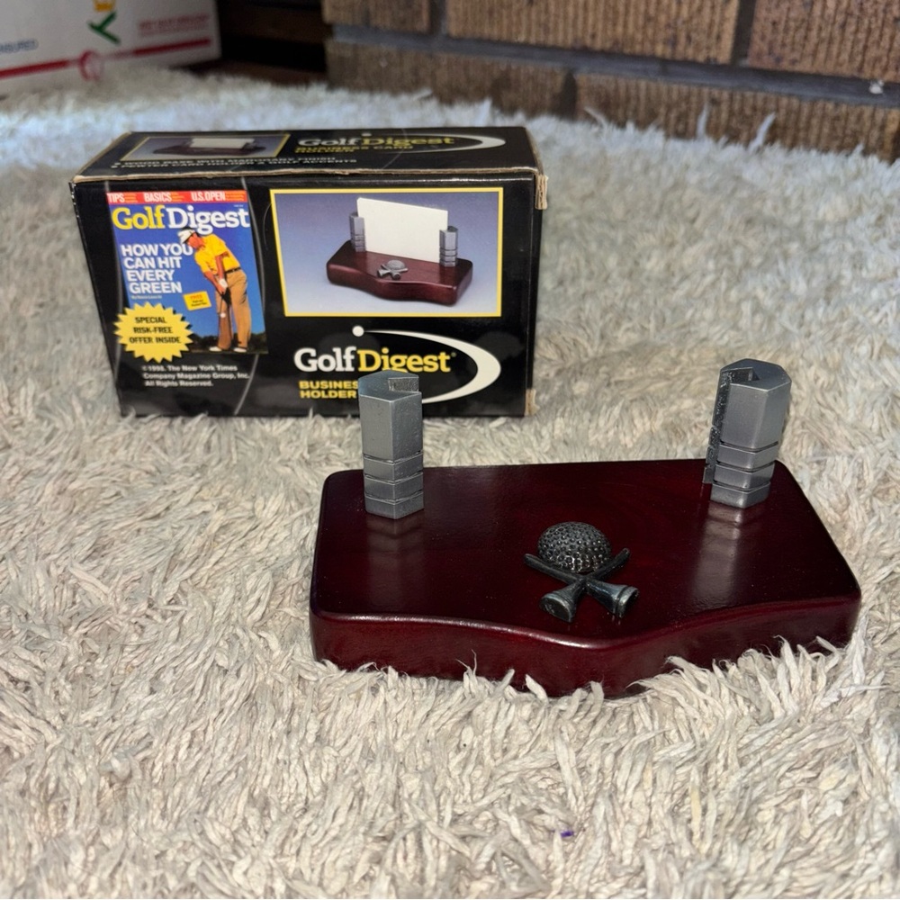 Golf Digest Business Card Holder